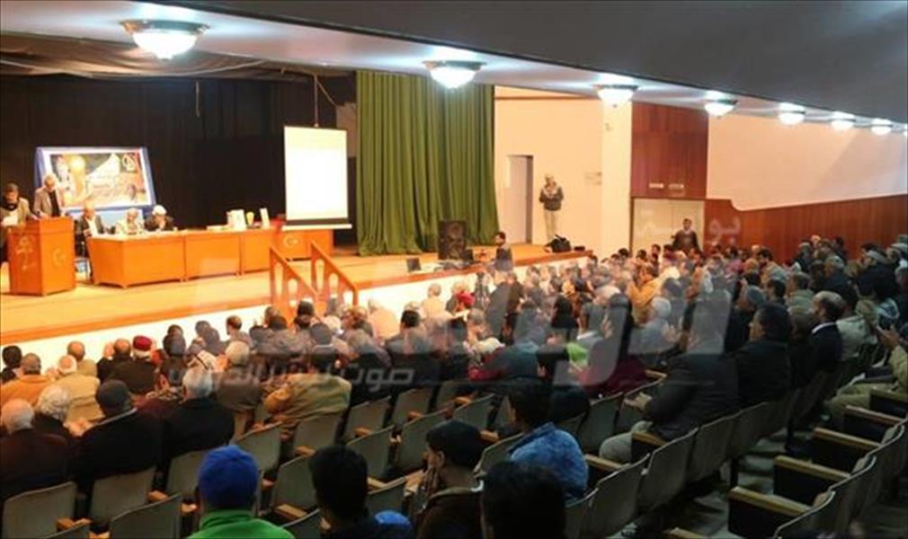 بالصور.. حضور واسع لحفل تأبين «القوريني» في شحات