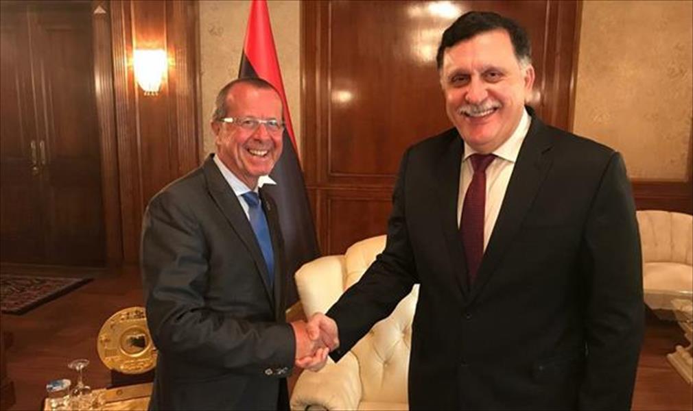 السراج يبحث مع كوبلر التطورات الأخيرة وسبل المضي قدمًا