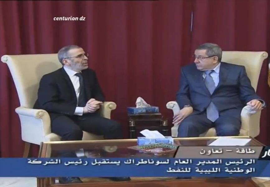 صنع الله يجتمع بالمدير التنفيذي لشركة سوناطراك في الجزائر