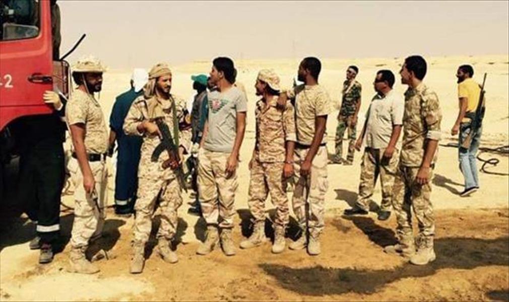 آمر سرية مرادة: وفرنا الحماية لفرق الصيانة بحقل السماح رغم نقص الإمكانات