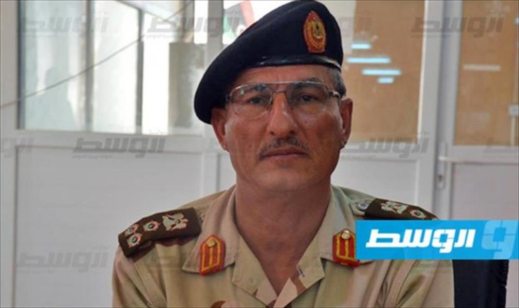 اللواء رمضان البرعصي يدعو أهالي سبها للمحافظة على أمن المطار المدني