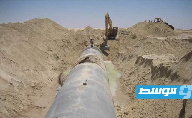 «النهر الصناعي»: استمرار فحص الأنابيب المتضررة بخط «تازربو- بنغازي»