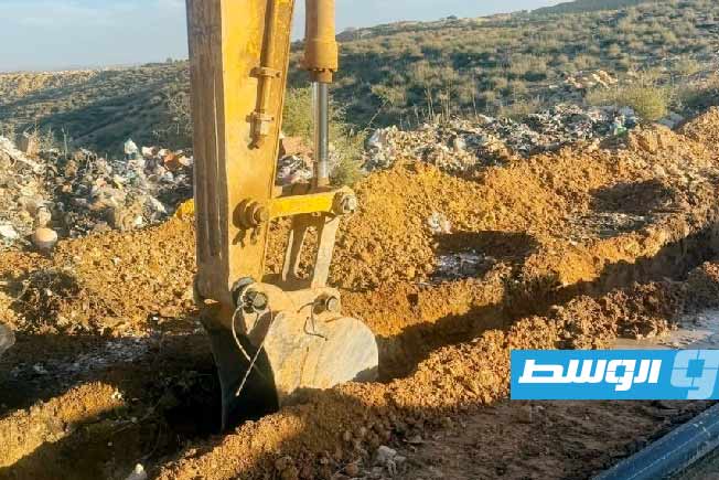 انطلاق أعمال مد خط مياه إلى منطقة أبوغيلان