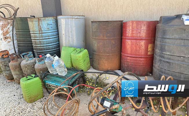 مداهمة مصنع خمور في غابة بجردس العبيد