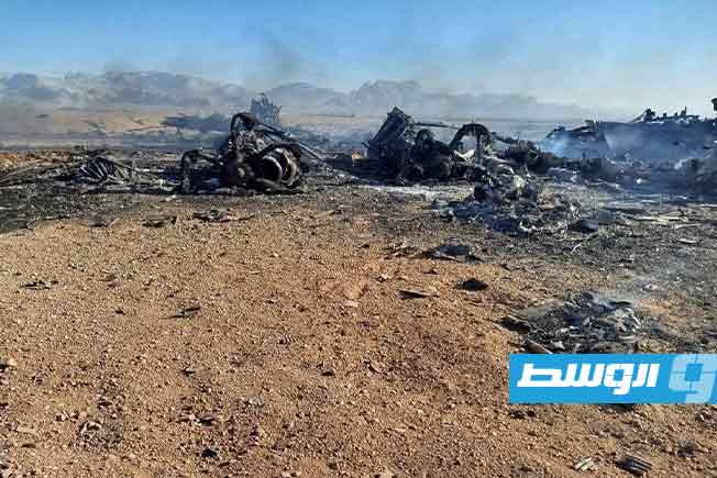 أميركا تدمر طائرتين لها لمنع وقوعهما في أيدي إيران (فيديو وصور)