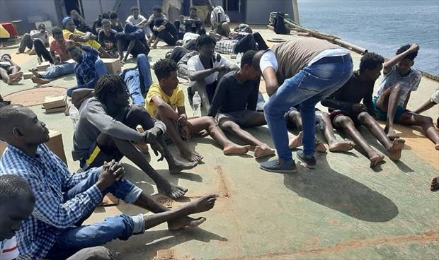 في عمليتين منفصلتين..إنقاذ 151 مهاجرا وإعادتهم إلى طرابلس