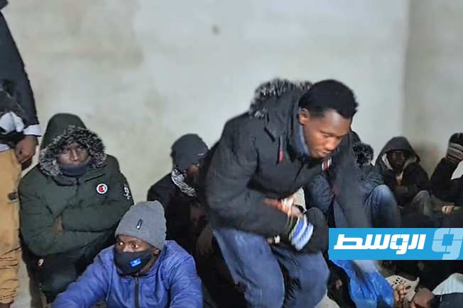 ضبط 34 مهاجرا غير قانوني في درنة