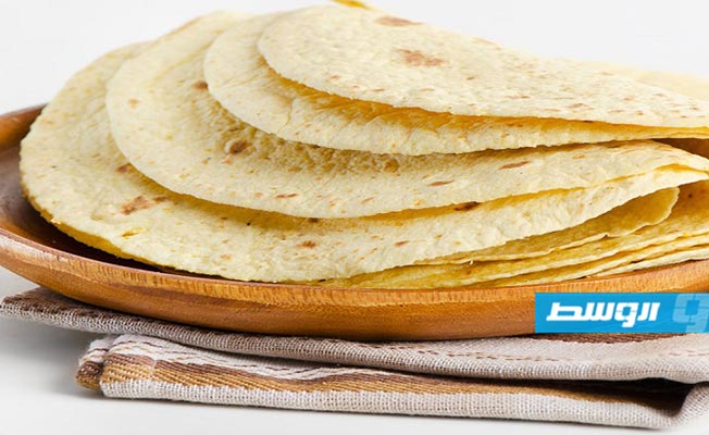 خبز التورتيلا المكسيكي