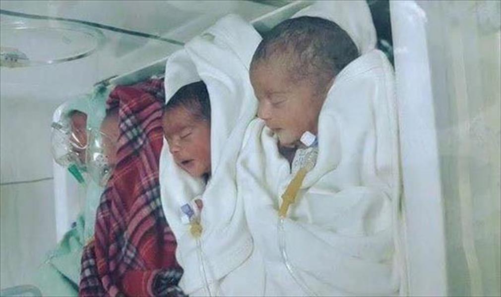 بالصور: ليبيه تضع 4 توائم في درنة