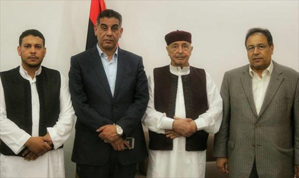 رئيس مجلس النواب يستقبل علي القطراني وعمر الأسود