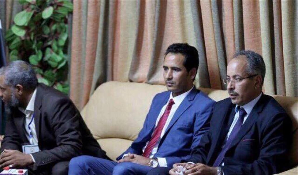وفد من «صحة الموقتة» يضع حجر الأساس لمستشفى قروي في بلدة درج