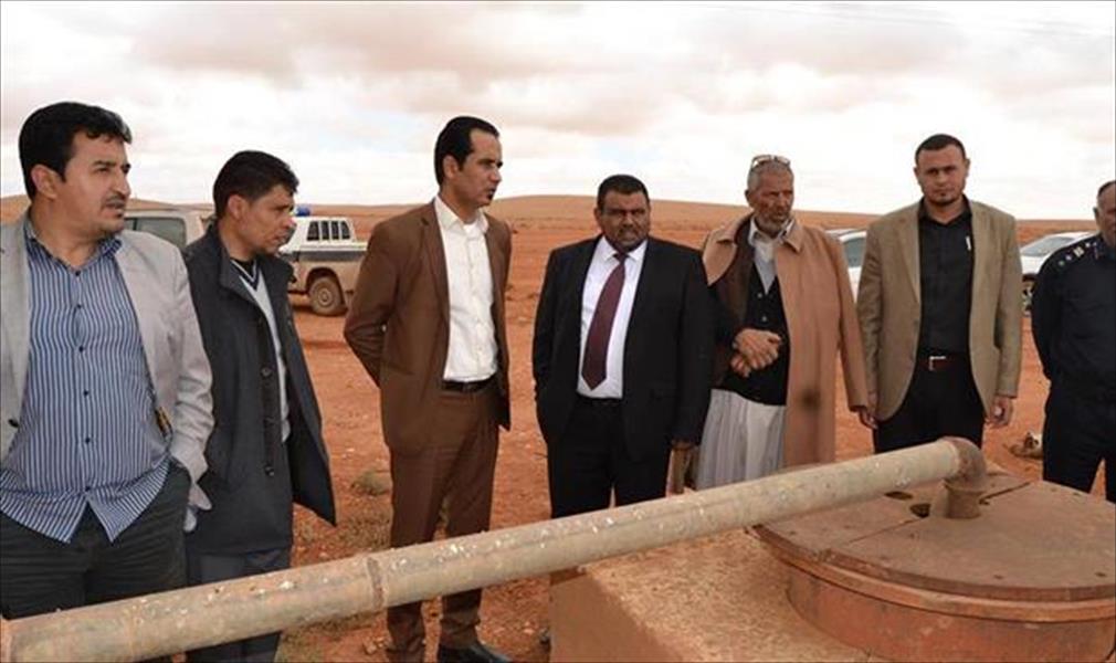 الاتفاق على صيانة حقول ومحطات تزويد جردس العبيد بالمياه