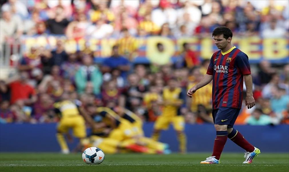 ميسي يعتذر لبرشلونة عن خيبة الأمل