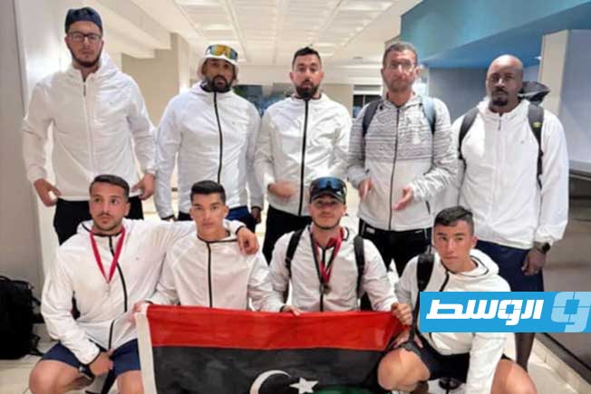 ليبيا تتوج بفضية وبرونزية في بطولة أفريقيا للتجديف الشاطئي