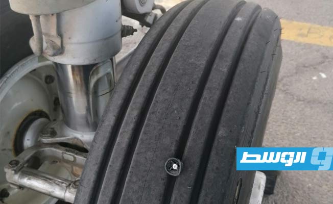 «برغي» يتسبب في تأخير وصول طائرة الخطوط الليبية من تونس إلى طرابلس