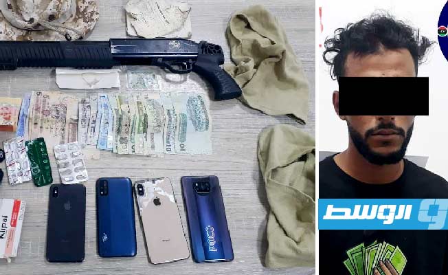 ضبط متهم بالسرقة بالإكراه في باب بن غشير
