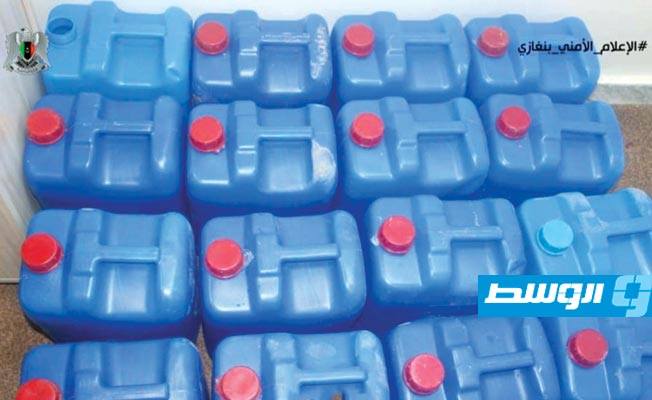 ضبط مخزن خمور في بنغازي