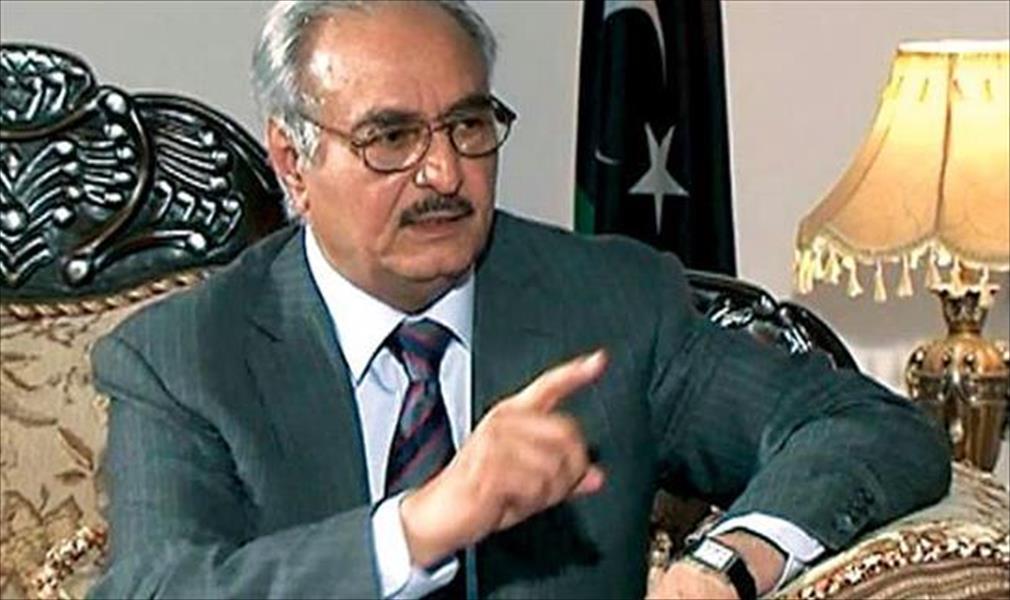 المسماري عن ترشح حفتر للرئاسة: قانون الانتخابات.. أولا