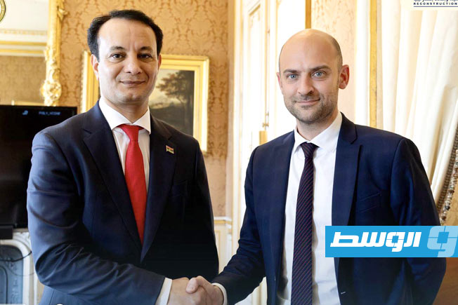 بلقاسم حفتر يلتقي في باريس وزير الخارجية الفرنسي