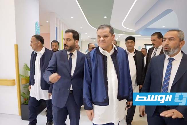 الدبيبة يفتتح قسم الأطفال بمعهد أورام مصراتة