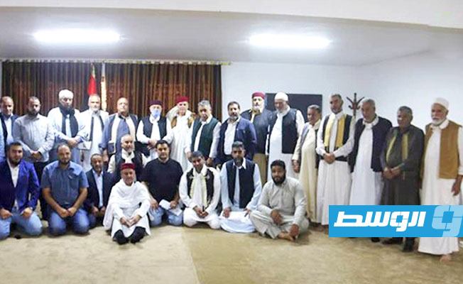 عقيلة صالح يلتقي وفدا من قبائل الأشراف والمرابطين والعواقير