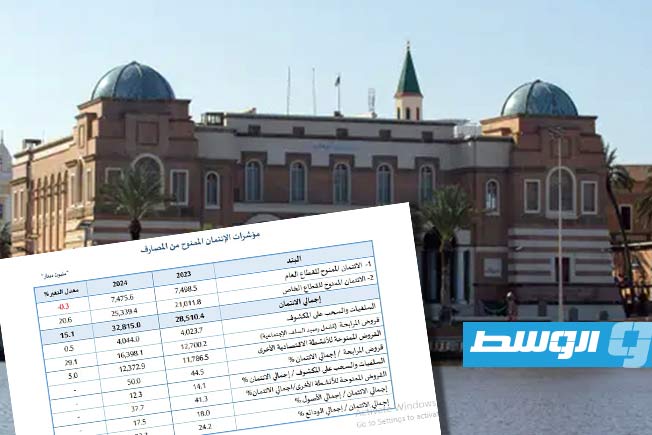 25.3 مليار دينار قروض المصارف الليبية للقطاع الخاص خلال 2024