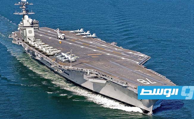 حاملة الطائرات الأميركية «جيرالد فورد» تفقد أحد أسرابها بسبب «كورونا»