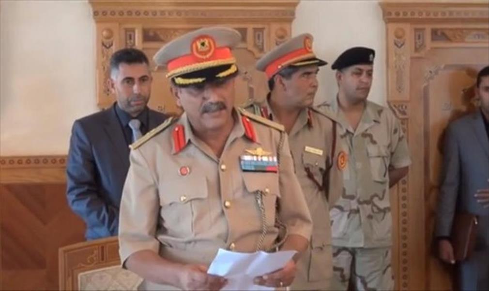 «النواب»: تكوين مجلس عسكري وحل التشكيلات المسلحة