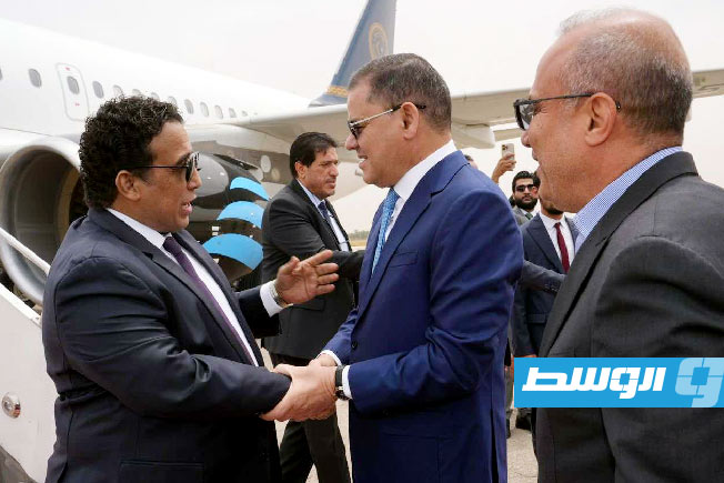 المنفي يصل طرابلس بعد رحلة علاج في ألمانيا