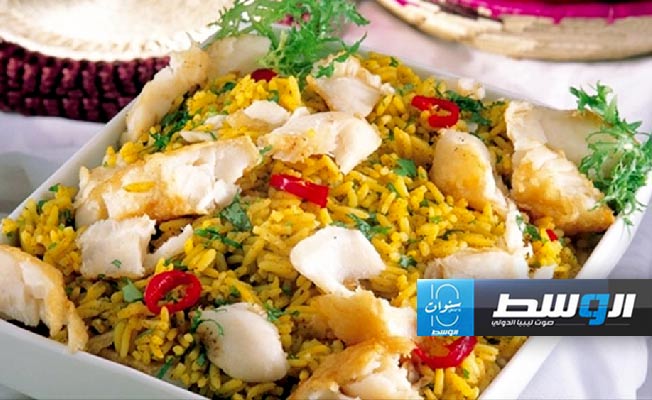 أرز بفيليه السمك