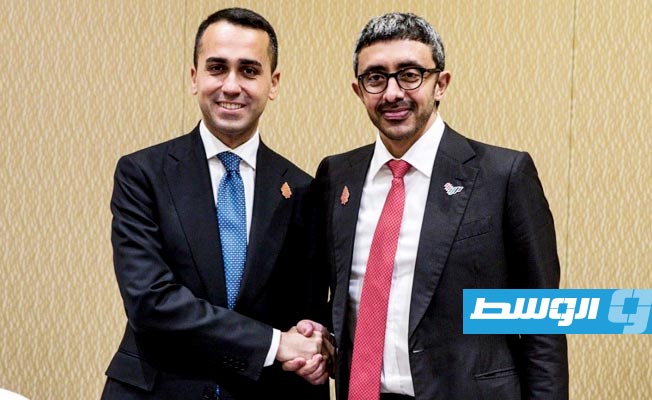 دي مايو وبن زايد يبحثان تطورات العملية السياسية في ليبيا