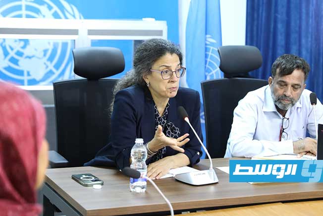 خوري تستمع لآراء وفد من تاورغاء حول توصيات «الاستشارية»