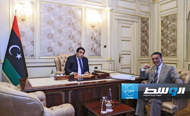 المنفي يطالب بدقة ترسيم حدود ليبيا لمنع الانتهاكات