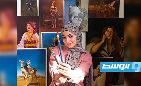شيماء حسين المقصبي عشقت الرسم فعلمته