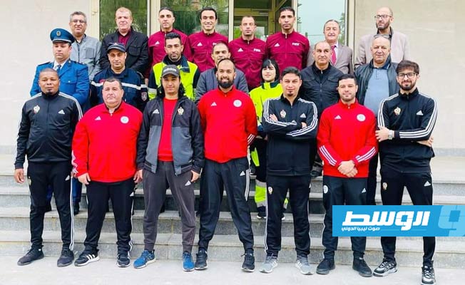 انعقاد الاجتماع الفني لمباراة المنتخب الليبي لكرة القدم داخل الصالات ونظيره الجزائري