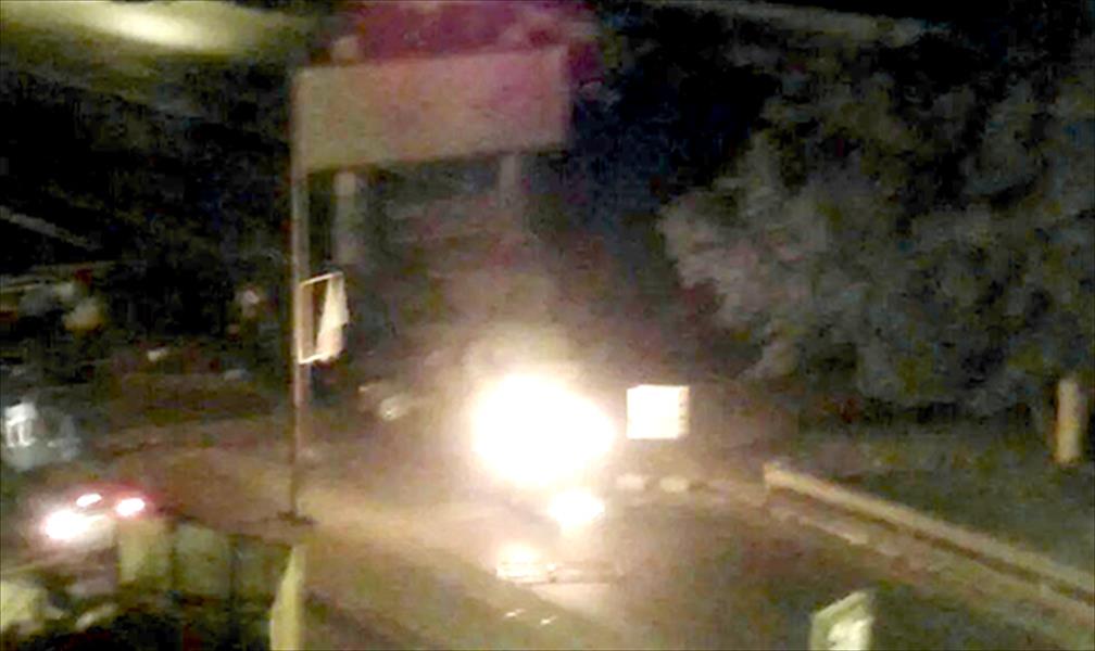 إغلاق طريق مستشفى الجلاء ببنغازي