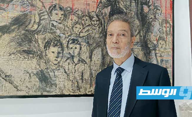 غزة في لوحات برؤية الفنان بشير السنوسي (صور)