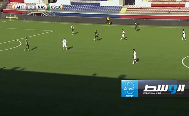 النصر يفوز على الأهلي طرابلس وينفرد بصدارة سداسي التتويج