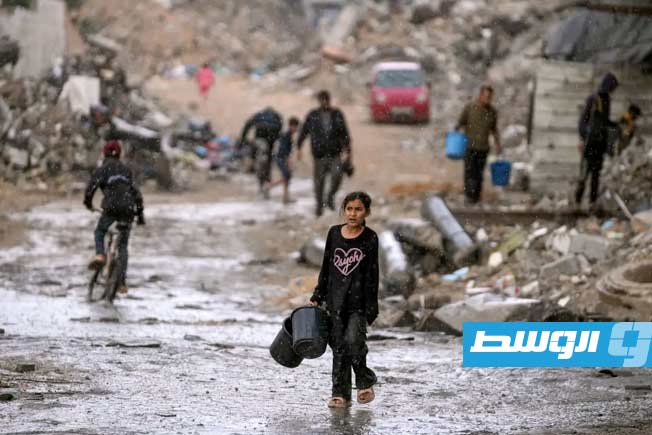 الأمم المتحدة: 17 ألف عائلة في غزة تأثرت بالأمطار والأطفال ينامون جوعى