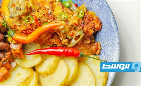 دجاج بالمستردة