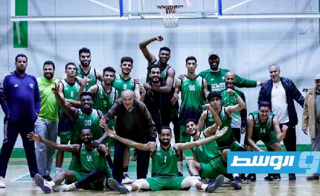 النصر الليبي ممثل ليبيا في بطولة دبي الدولية لكرة السلة