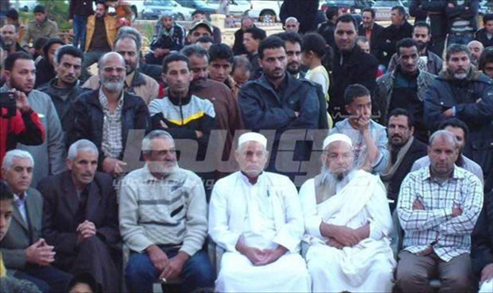 مظاهرة في شحات لدعم الجيش و الشرطة (صور)