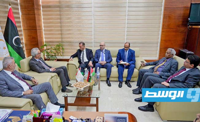 محادثات «ليبية - فلسطينية» للتعاون في مجالات الإسكان