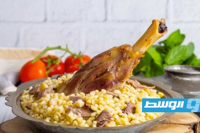 الفريكة باللحم للعزائم