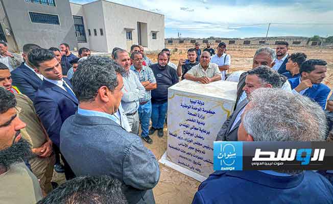 وضع حجر أساس مستشفى الحوادث والجراحات الخمس
