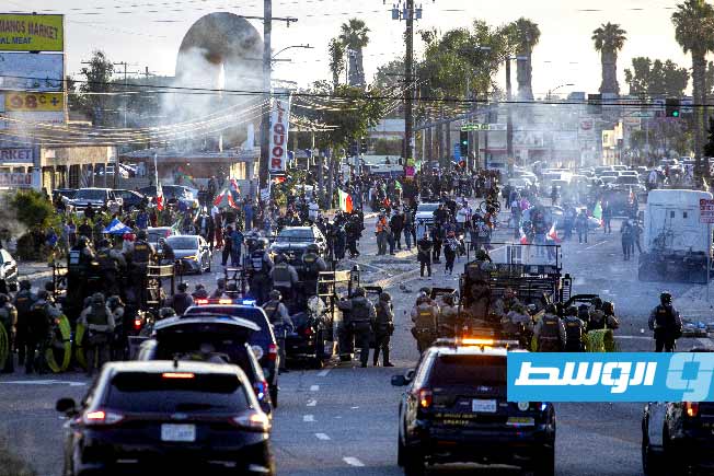 ترامب يأمر بإرسال ألفي عنصر إضافي من الحرس الوطني و500 من «المارينز» إلى لوس أنجليس