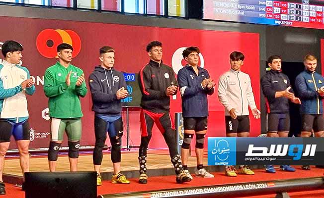 الرباع الليبي محمد الشارف يتوَّج ببرونزية بطولة العالم لرفع الأثقال
