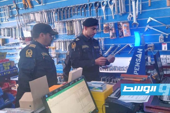حملة تفتيش على مواد البناء في بنغازي