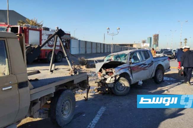 إصابات جراء حادث على طريق الشط في طرابلس