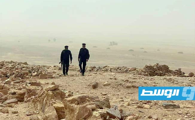 دورية أمنية لحماية موقع أثري في غدامس (صور)